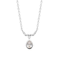 Coque de Nacre Collier argent 873721