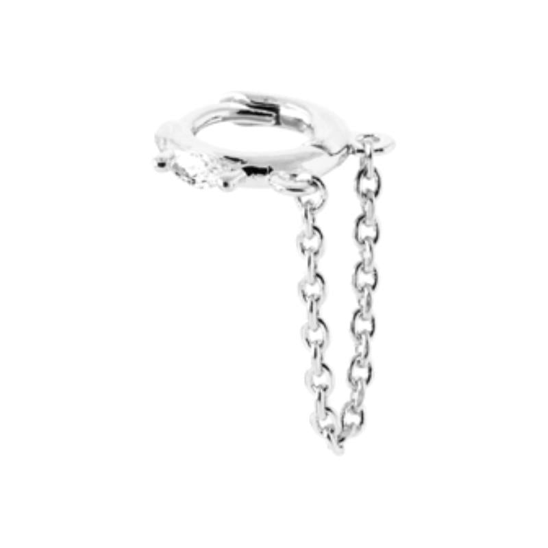 Coque de Nacre Créoles argent 1676010