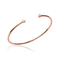 Coque de Nacre Bracelet jonc plaqué or rose 979656