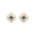 Coque de Nacre Puces d'oreilles plaqué or 23046340