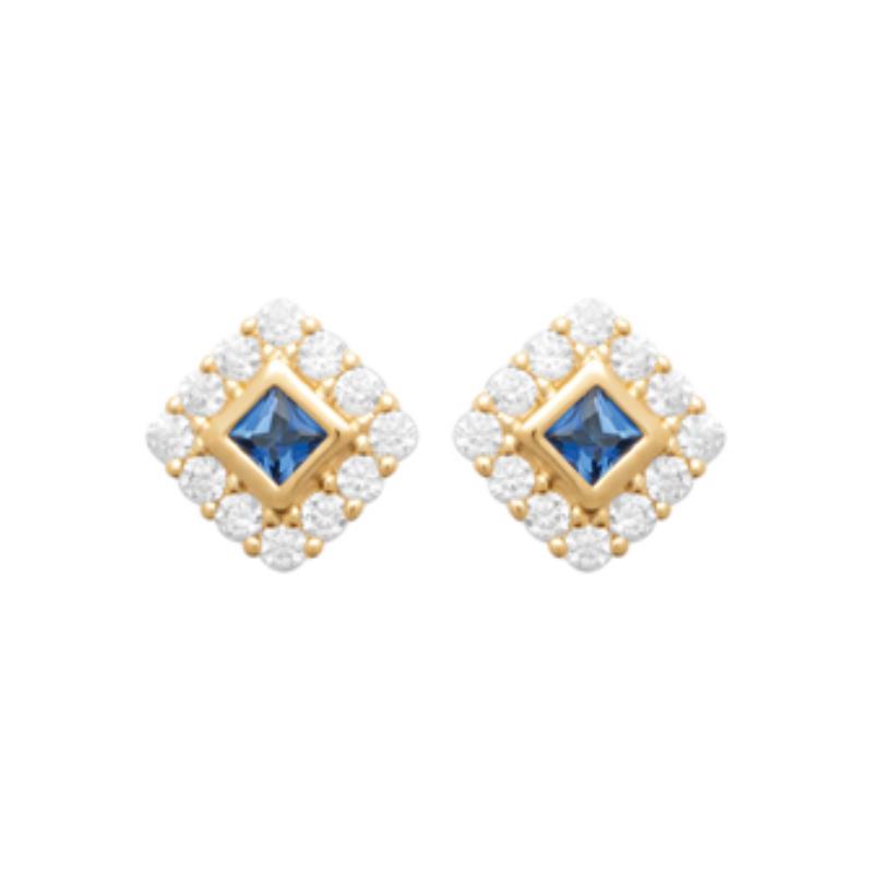 Coque de Nacre Puces d'oreilles plaqué or 23046340