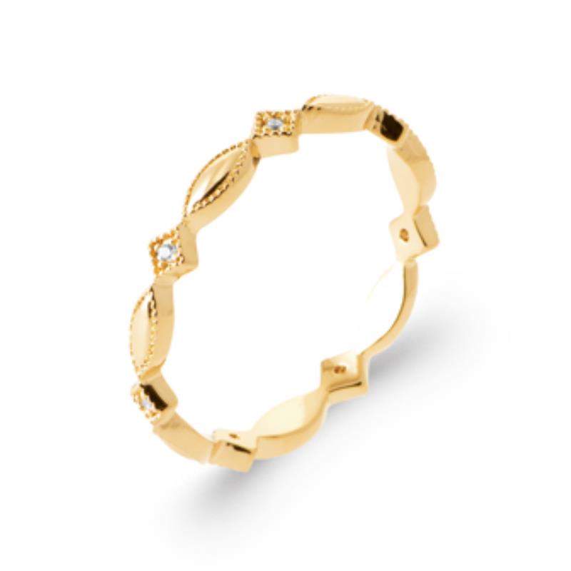 Coque de Nacre Bague plaqué or 2941510