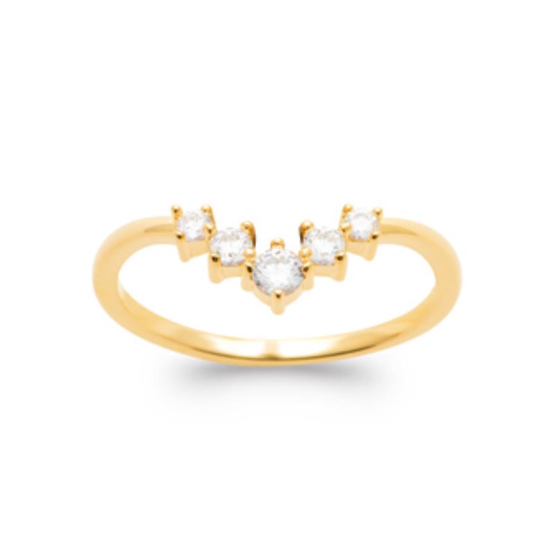Coque de Nacre Bague plaqué or 2985810
