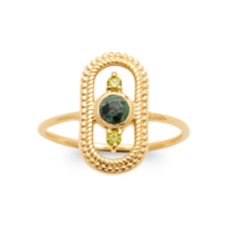 Coque de Nacre Bague plaqué or 2976050