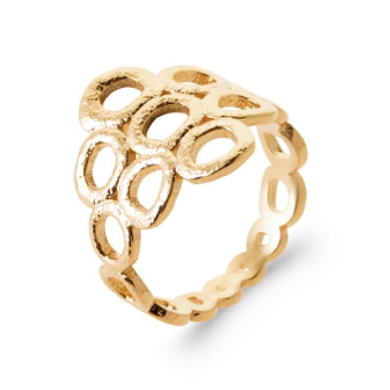 Coque de Nacre Bague plaqué or 2961700