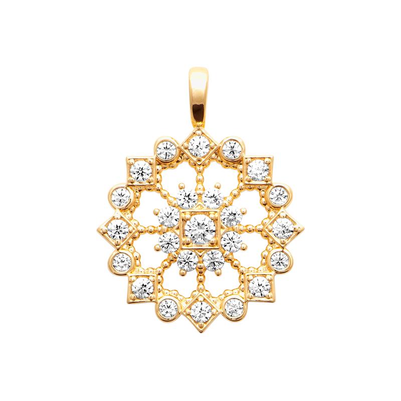 Coque de Nacre Pendentif plaqué or 2793810