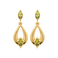 Coque de Nacre Boucles d'oreilles pendantes plaqué or 23073450