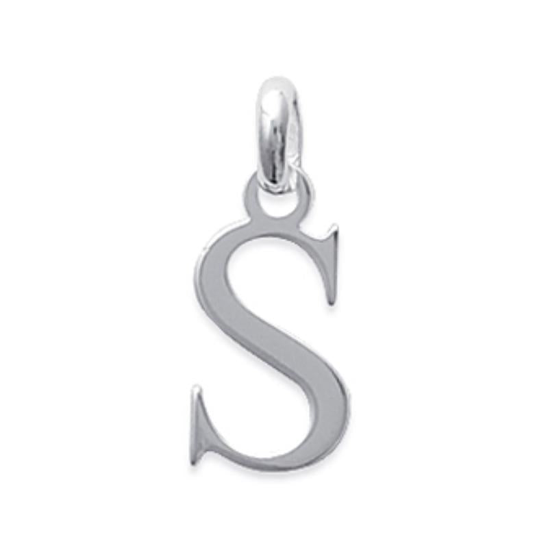 Coque de Nacre Pendentif initiale argent 78750018