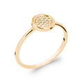 Coque de Nacre Bague plaqué or 2290010