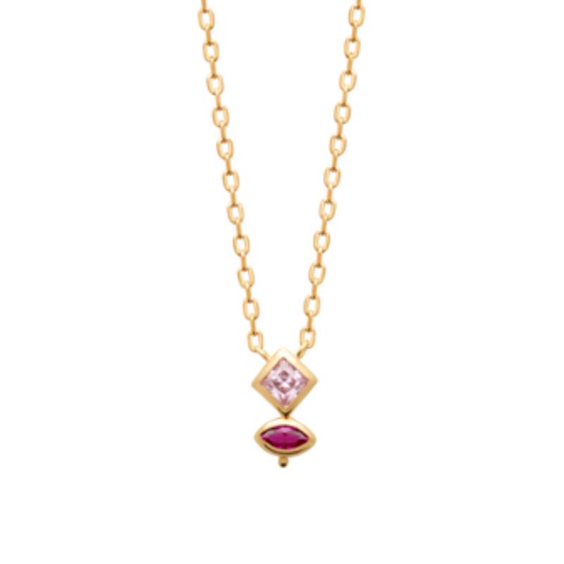 Coque de Nacre Collier plaqué or 973776