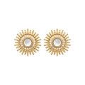 Coque de Nacre Puces d'oreilles plaqué or 2576904