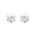 Coque de Nacre Puces d'oreilles argent 13080210