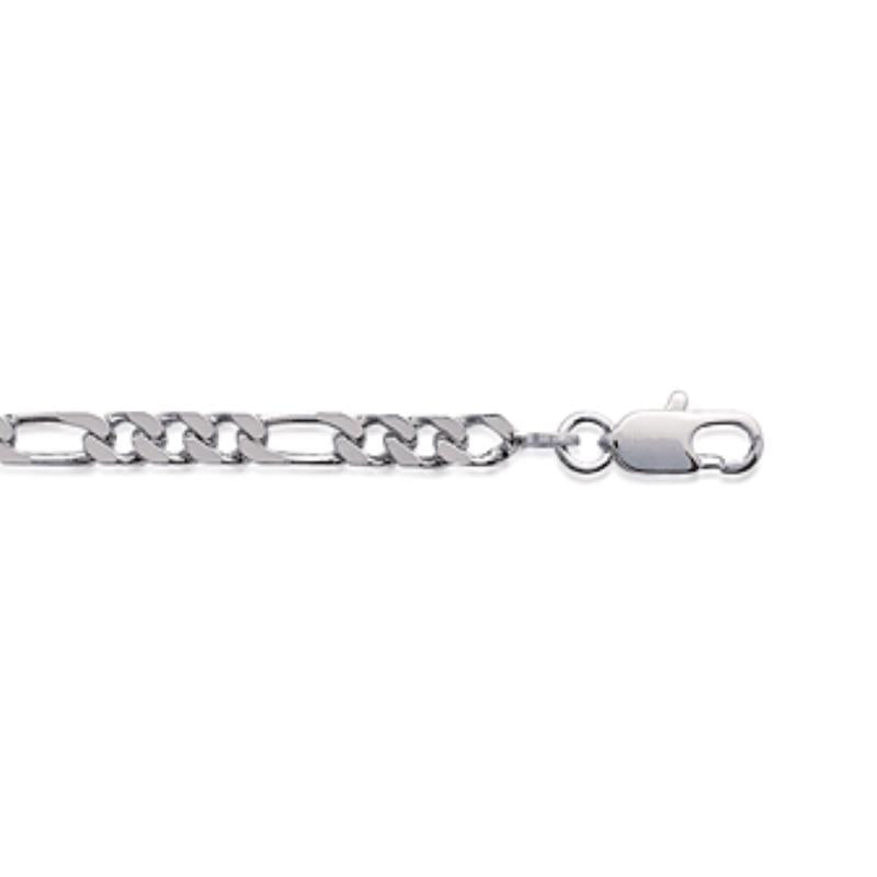 Coque de Nacre Chaîne maille figaro argent 733120