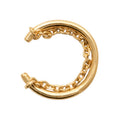 Coque de Nacre Bague d'oreille plaqué or 2592800