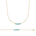 Coque de Nacre Collier plaqué or 973422