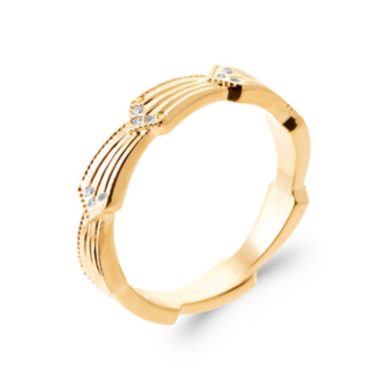 Coque de Nacre Bague plaqué or 2979110