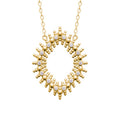 Coque de Nacre Collier plaqué or 973613