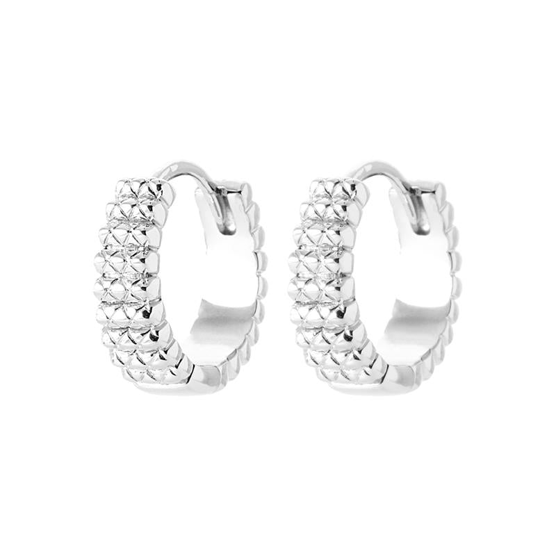 Coque de Nacre Créoles plaqué argent 4680700