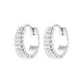 Coque de Nacre Créoles plaqué argent 4680700