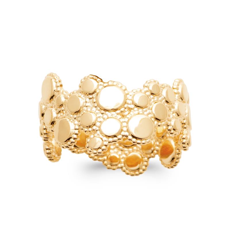 Coque de Nacre Bague plaqué or 20004000