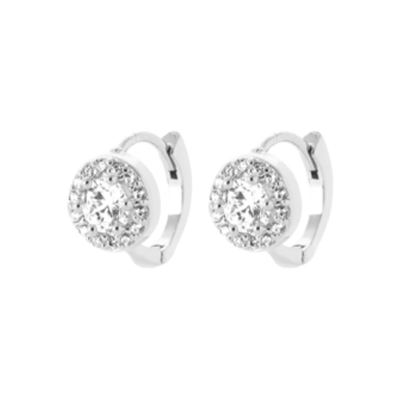 Coque de Nacre Créoles argent 1678410