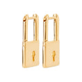 Coque de Nacre Créoles plaqué or 2654900