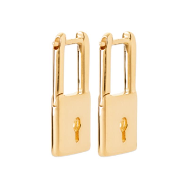 Coque de Nacre Créoles plaqué or 2654900