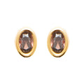 Coque de Nacre Puces d'oreilles plaqué or 23089699