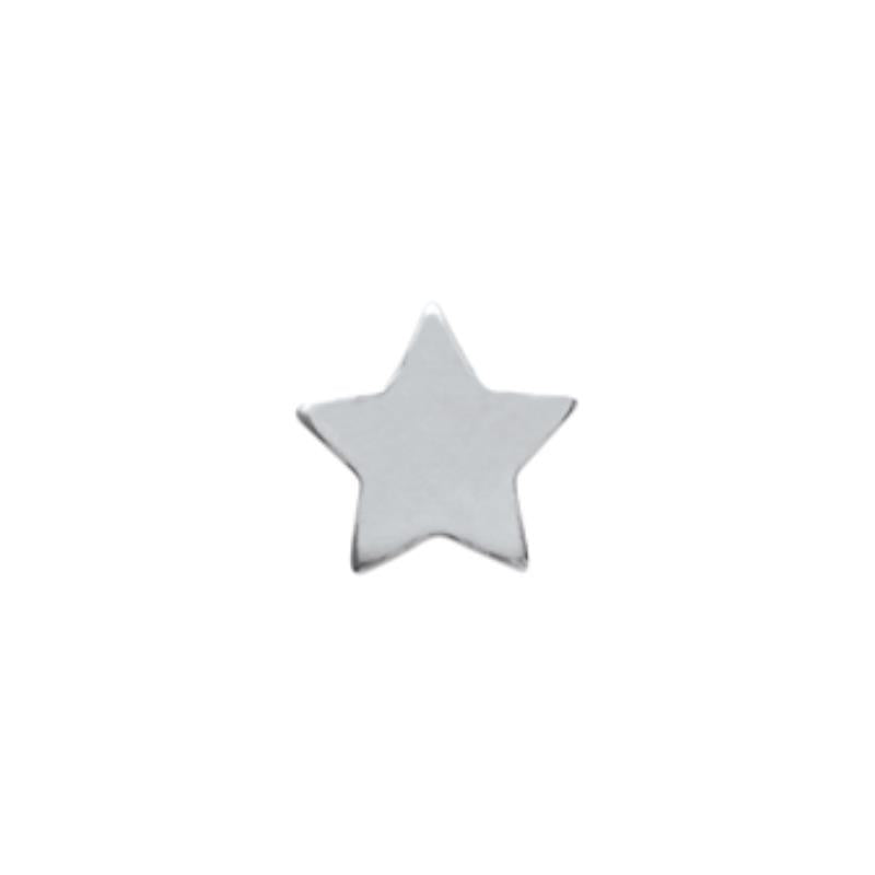 Coque de Nacre Boucle d'oreille à l'unité argent 74216U