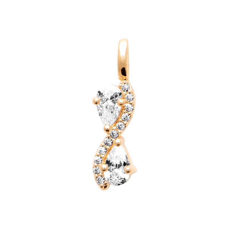 Coque de Nacre Pendentif plaqué or 2792410