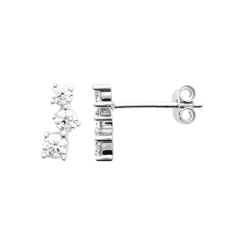 Coque de Nacre Puces d'oreilles argent 13089110