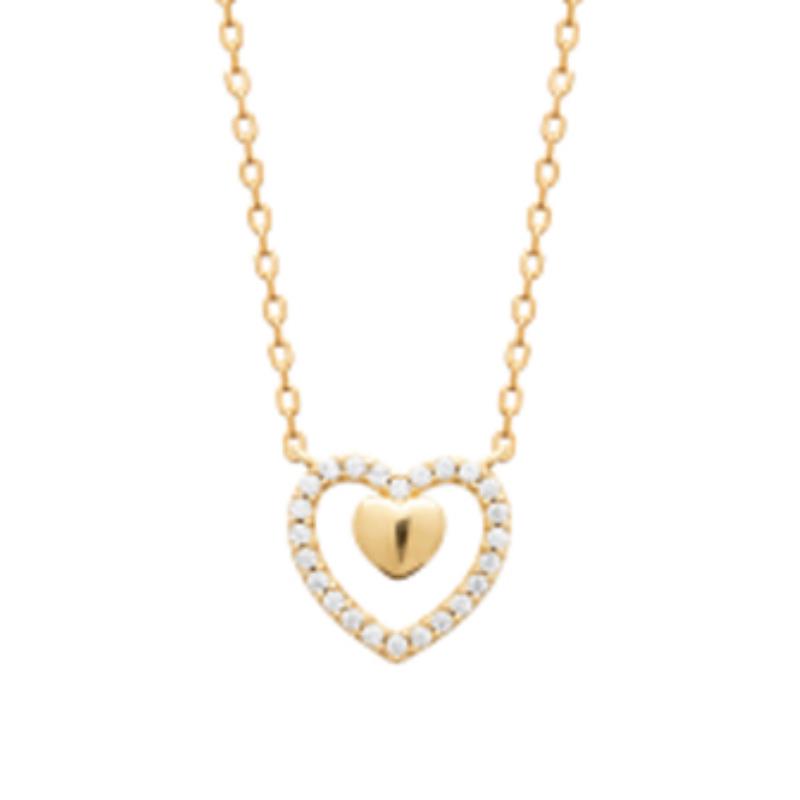 Coque de Nacre Collier plaqué or 973960