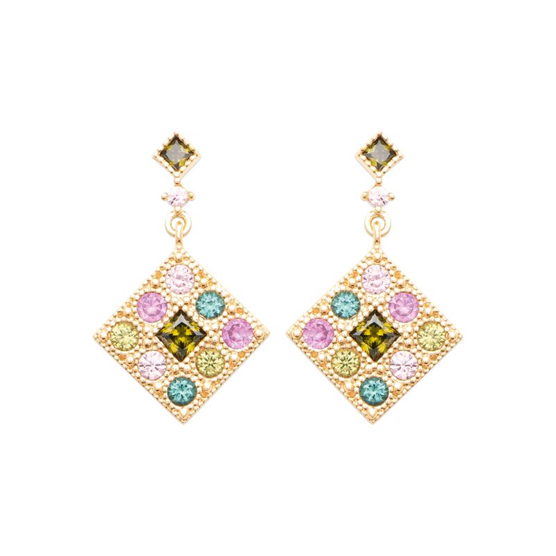 Coque de Nacre Boucles d'oreilles plaqué or 23085805