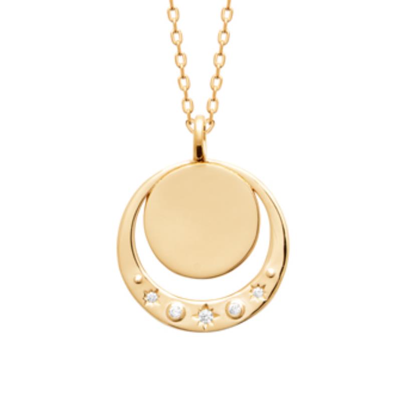 Coque de Nacre Collier plaqué or 974249