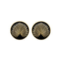 Coque de Nacre Puces d'oreilles plaqué or 2577107