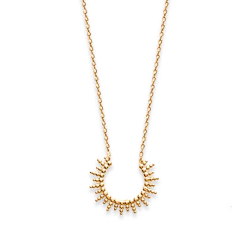 Coque de Nacre Collier plaqué or 921603