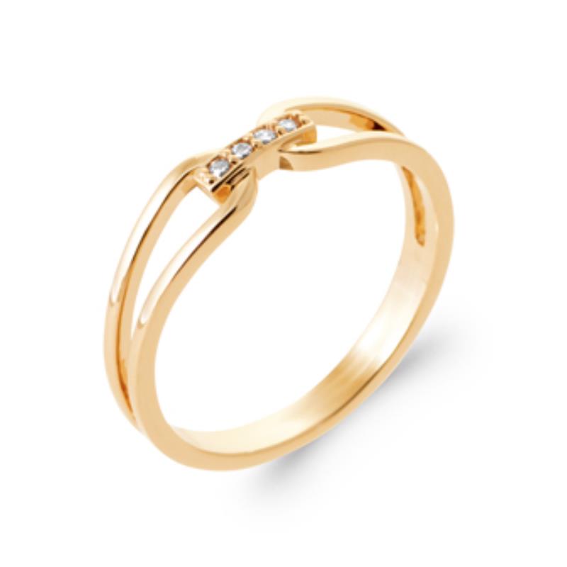 Coque de Nacre Bague plaqué or 2964110