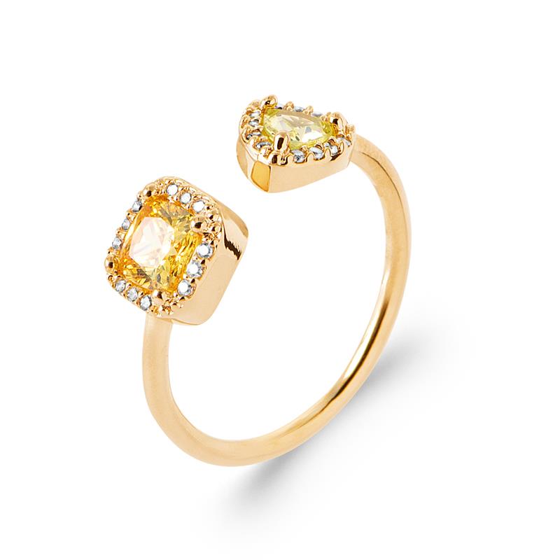 Coque de Nacre Bague plaqué or 20012190