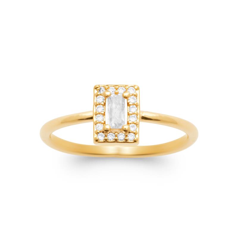Coque de Nacre Bague plaqué or 2993810