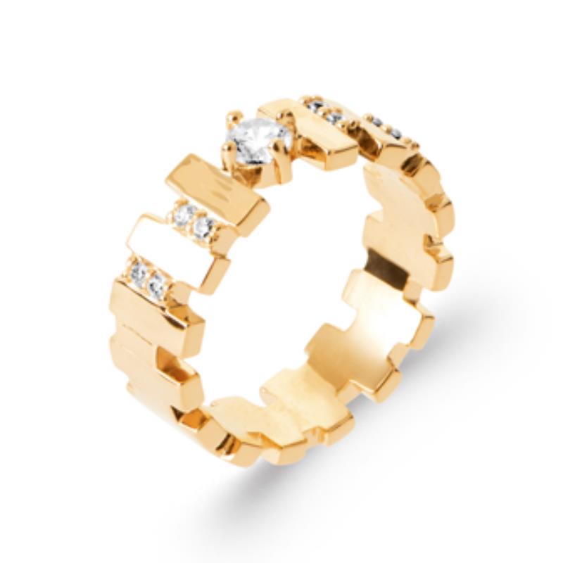 Coque de Nacre Bague plaqué or 2999010