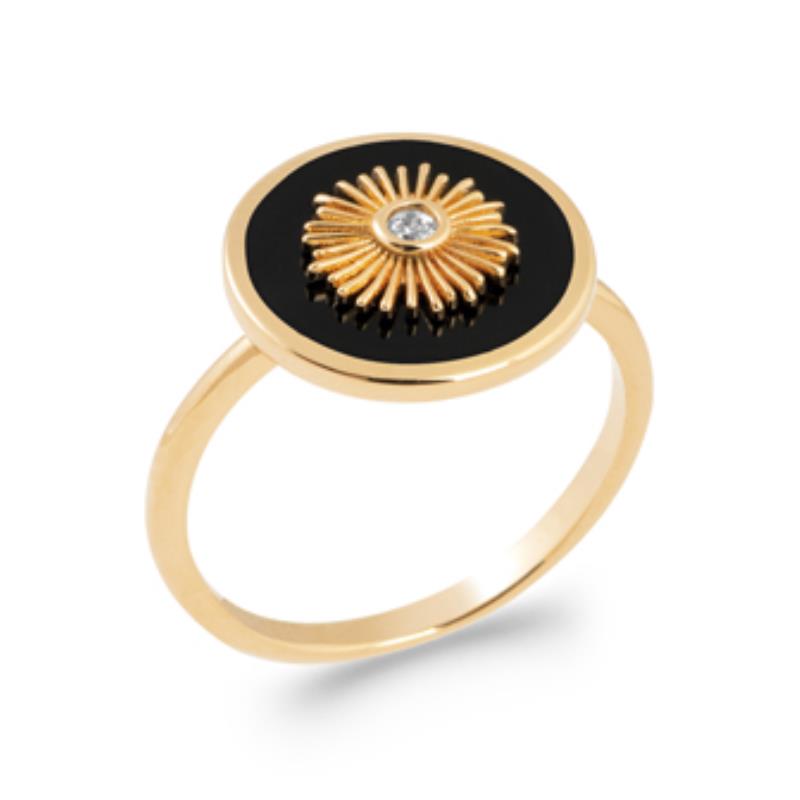 Coque de Nacre Bague plaqué or 2285707