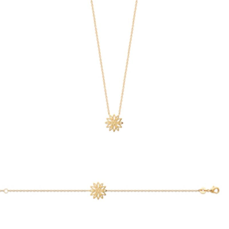 Coque de Nacre Collier plaqué or 922034