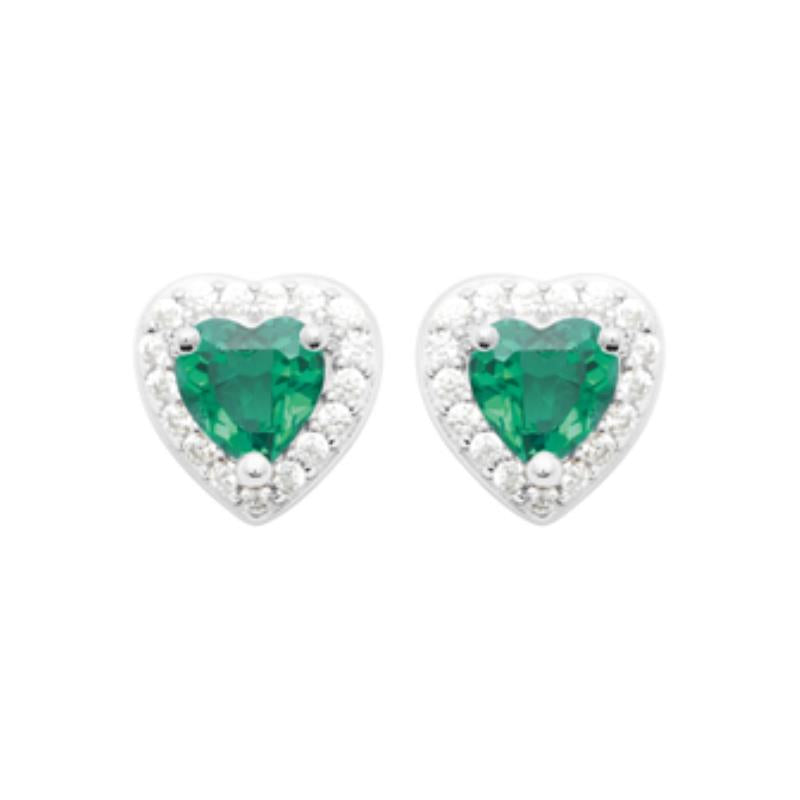 Coque de Nacre Puces d'oreilles argent 13046450