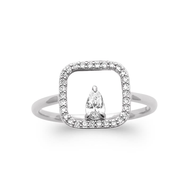 Coque de Nacre Bague argent 10023610