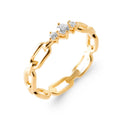 Coque de Nacre Bague plaqué or 2989110