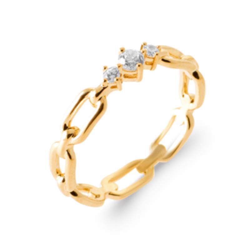 Coque de Nacre Bague plaqué or 2989110