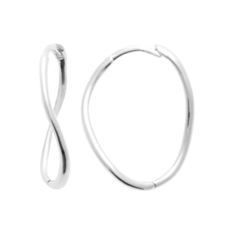 Coque de Nacre Créoles argent 7672500