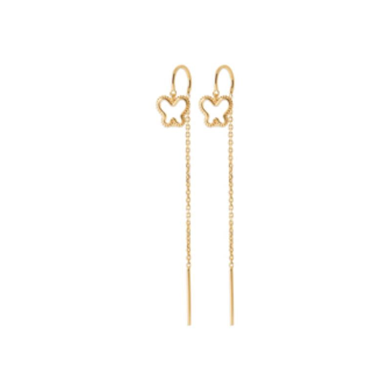 Coque de Nacre Boucles d'oreilles pendantes plaqué or 23033700