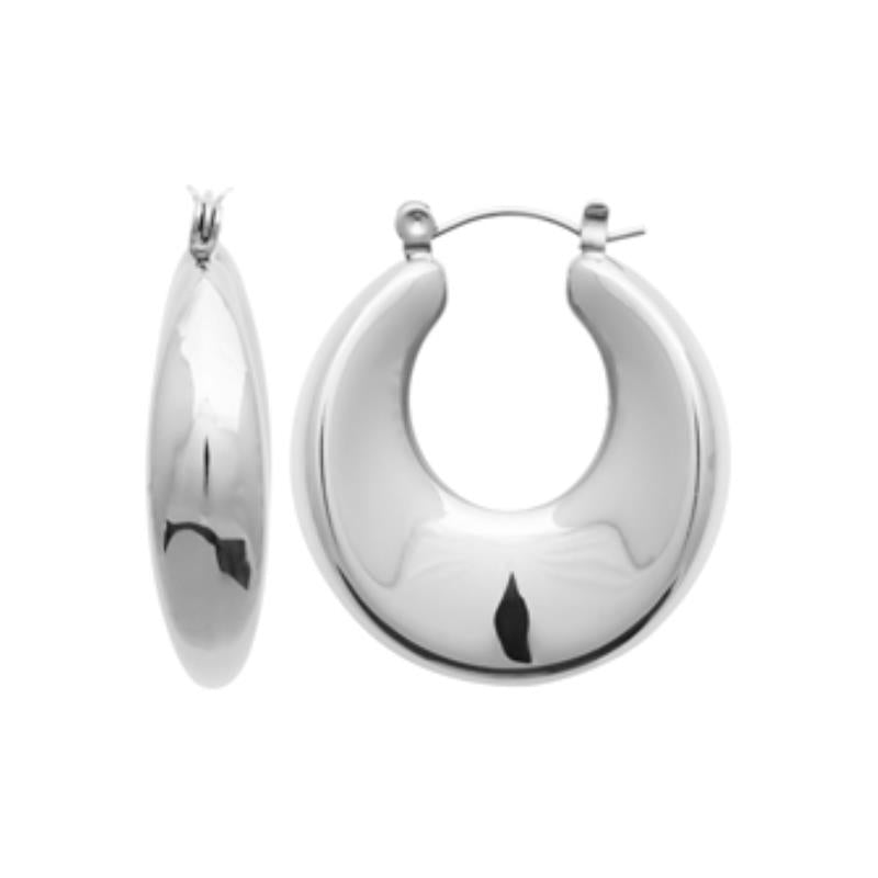 Coque de Nacre Créoles acier 3600100