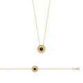Coque de Nacre Collier plaqué or 973364